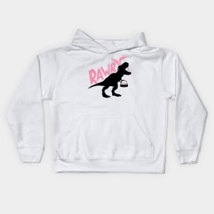 Happy EastRawr Egg Hunting Gear Kids Hoodie